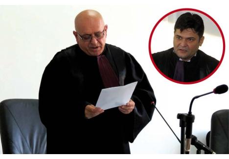 BACK IN BUSINESS. Fost preşedinte al Tribunalului Bihor, Traian Munteanu (foto) a mai fost suspendat din magistratură în urmă cu un deceniu, sub acuzaţii de corupţie, dar odată achitat s-a încăpăţânat să se întoarcă "la locul faptei". Luna trecută, când a văzut că procurorii cer arestarea colegului său, Mircea Puşcaş (medalion), şi-a depus subit cererea de pensionare. Cam târziu însă, căci între timp s-a trezit şi el convocat la DNA...
